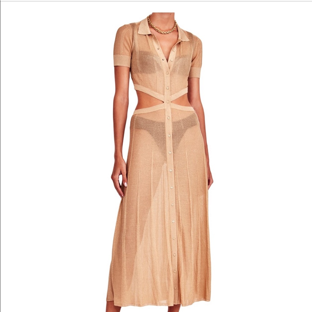 Athena Dress Gold